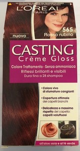 Dettagli Su Loreal Casting Tinta Capelli Senza Ammoniaca Ref 565 Rosso Rubino