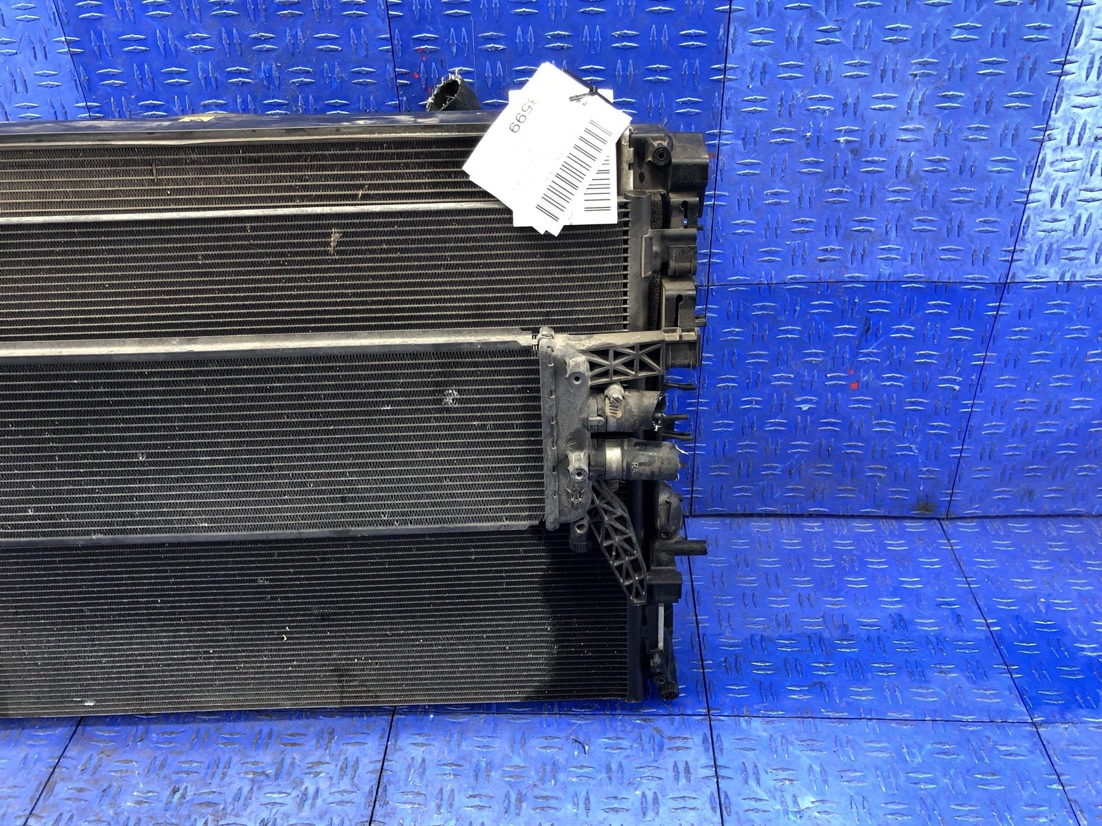 2014 2017 MASERATI QUATTROPORTE 3.0L MAIN & AUXILIARY RADIATOR CONDENSER FAN SET