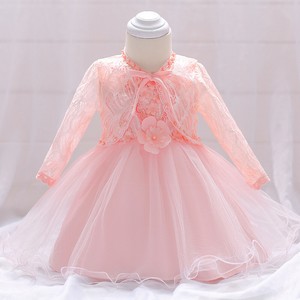 baby pink flower girl dresses
