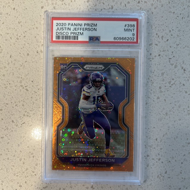 Justin Jefferson 2020 Panini Prizm Orange