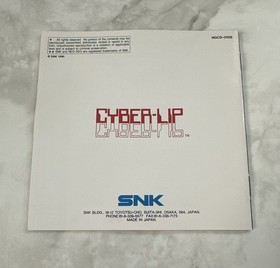 Cyber-Lip - SNK Neo Geo CD US English Version - CIB Tested Very Nice!