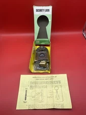 NEW Vintage Sears Craftsman Security Door Lock w/Keys #5847 Jimmyproof