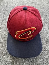 Cleveland Cavaliers New Era 9FIFTY Snapback Hat OSFM Red Black Flat Brim NBA Cap