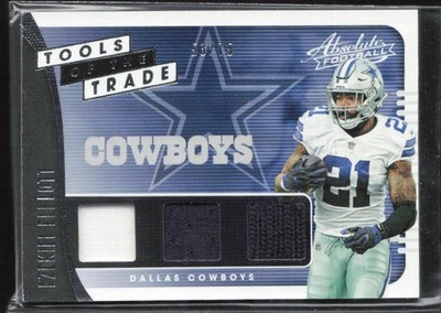 Ezekiel Elliott Football Panini #TTT-EE Tools of the Trade Triple SNMEM Cowboys