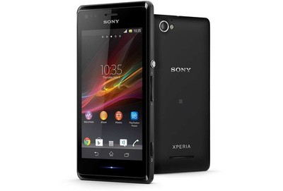 Sony  Xperia M C1905 - 4GB - Schwarz (Ohne Simlock) Smartphone (1271-1587)