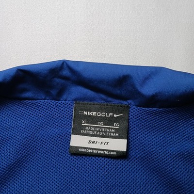 Nike Golf Mens Dri Fit Pullover Windbreaker XL Mercedes Benz Blue