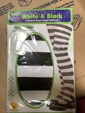 Rubie's Costume Co Child White/Black Stripe Tights Costume Size Small