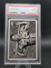 1990 Score #697 Bo Jackson Football/Baseball Iconic Card PSA 8 NM-MINT
