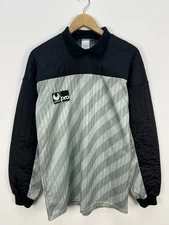Uhlsport Pro Vintage Goalkeeper Jersey 90s Black/Grey Padded Long Sleeve XL/L