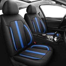 Luxury Black Blue PU Leather Front Car Seat Covers VAUXHALL ANTARA AGILA COMBO