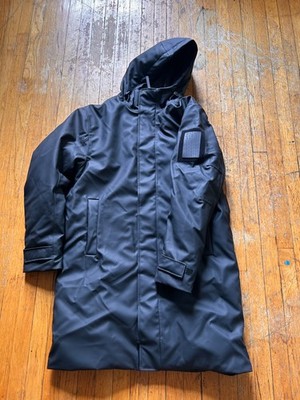 Rains Glacial Coat Black XL Waterproof New with Tags Bag Style 15260