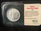 1987 American Silver Eagle Dollar 1 Troy oz .999 Silver-Littleton Uncirculated