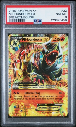 M Houndoom-EX graded PSA 8 for sale on eBay