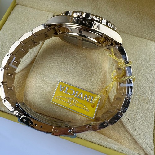 NOS Invicta 2689 Automatik Uhr goldfarben schwarz 21 Jewels 200m WR - Bild 6 von 16