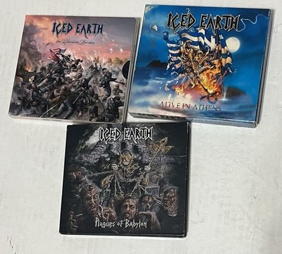 Plagues of Babylon Alive in Athens Glorious Burden by Iced Earth (3 CD, 7-disc)