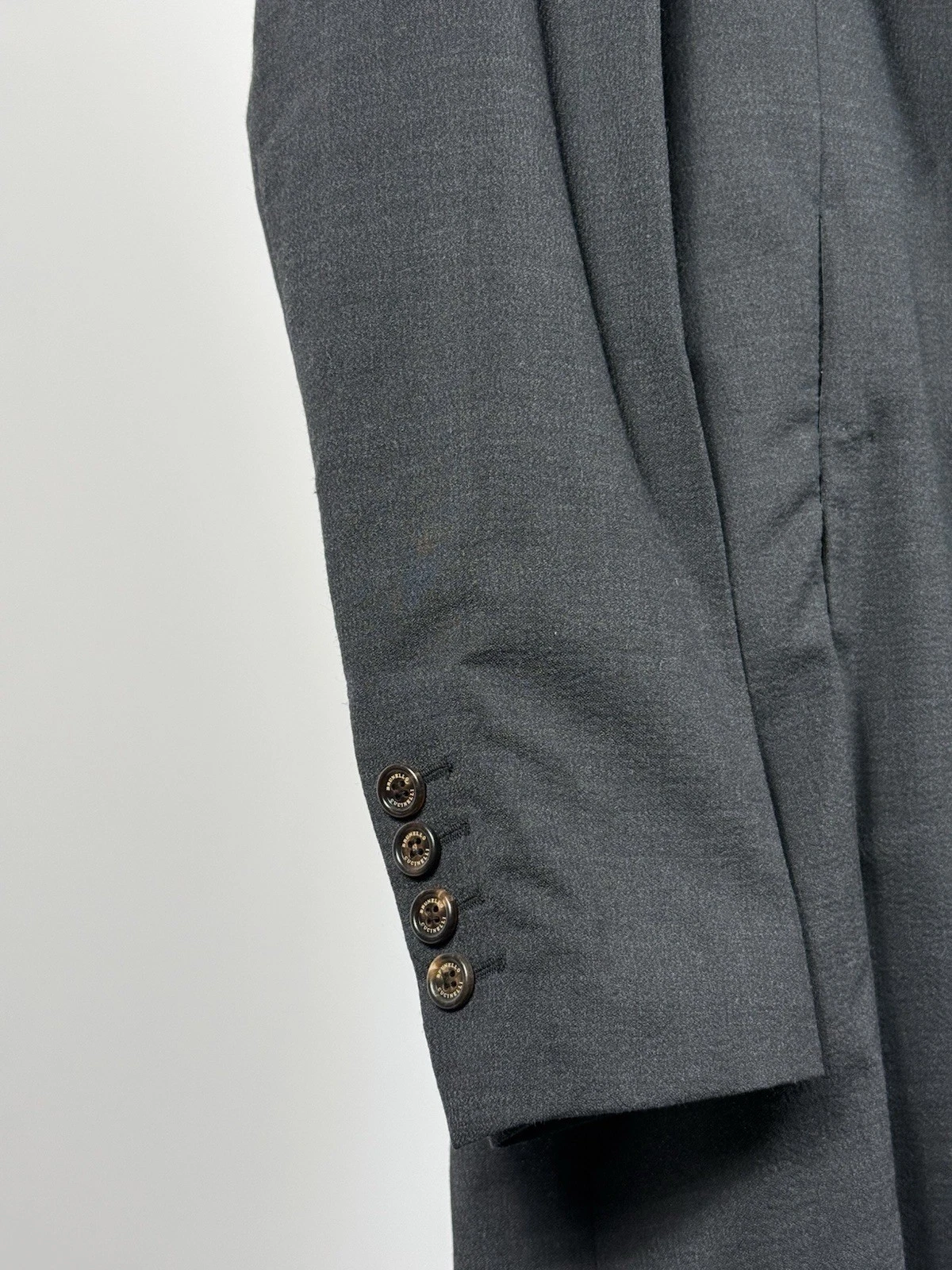 GUCCI RRP 3700$ Brunello Cucinelli blazer lana piuma di struzzo bordo colletto taglia 44