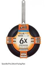 Scoville Pro Neverstick + Non Stick 6x Stronger 24 cm Frying Pan All Hobs * NEW