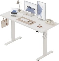 HöHenverstellbarer Schreibtisch Elektrisch 120X60Cm Ergonomisch Weiß Mit