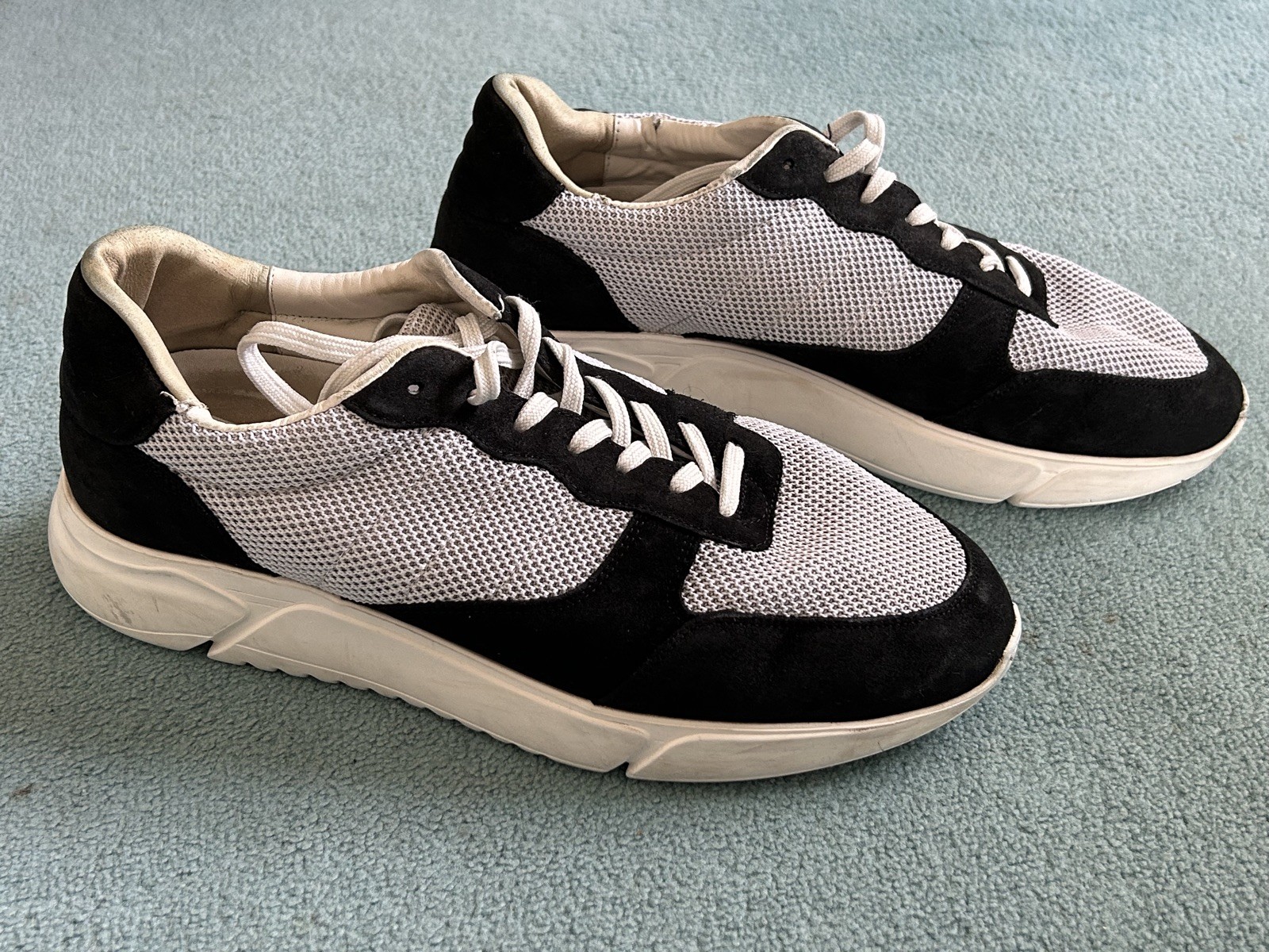 Arne Active Runner Trainers White/Black Men’s Uk Size 10 image 2