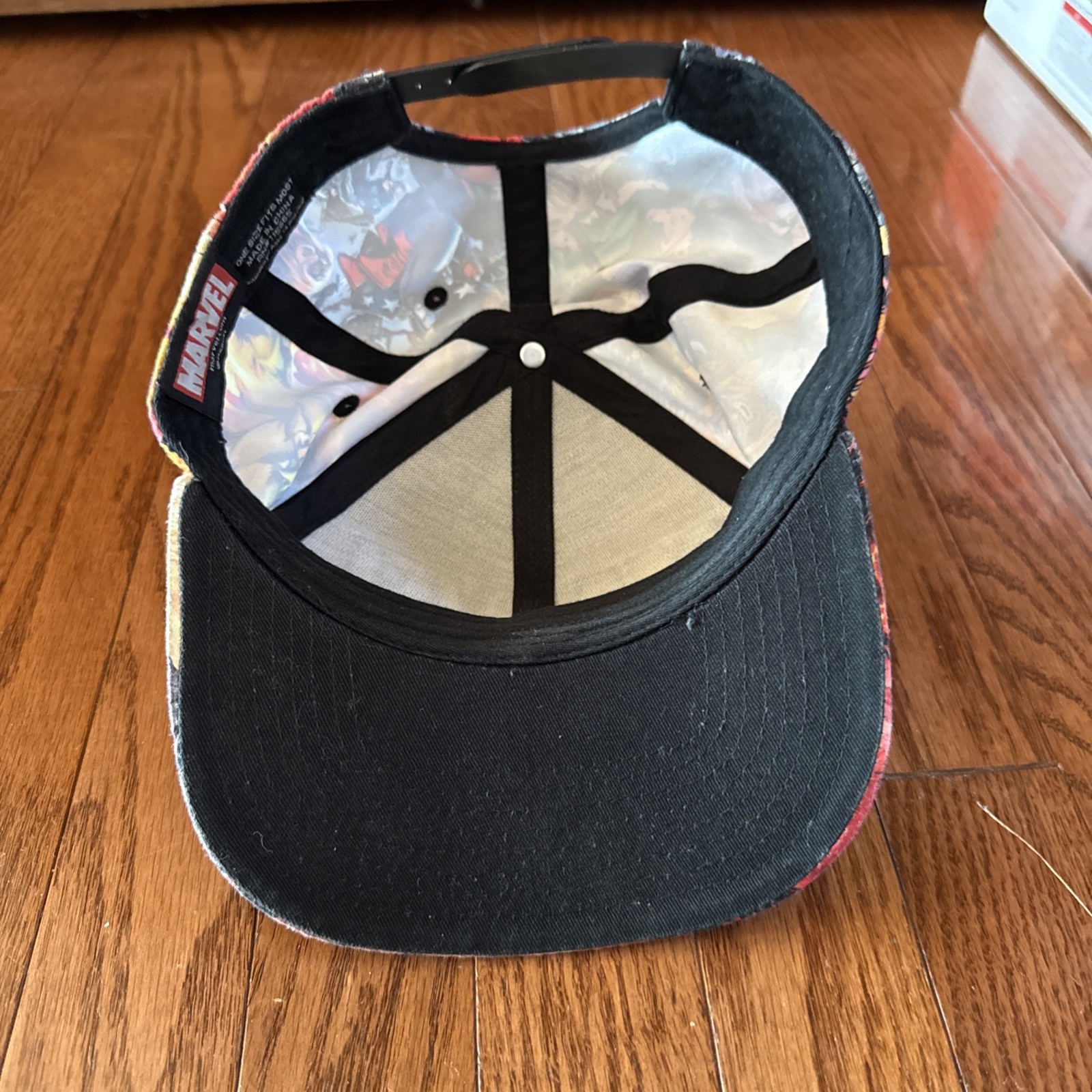 Marvel Hat Cap Snap Back Multicolor Comic Book Su… - image 5
