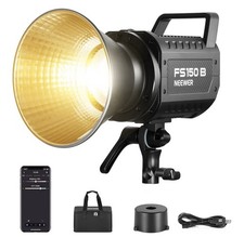 NEEWER FS150B LED Video Light 2.4G/APP Control,130W Bowens Mount Travel Case