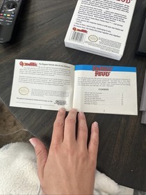 Nintento NES Game Family Feud CIB Complete In Box Near Mint See Pics