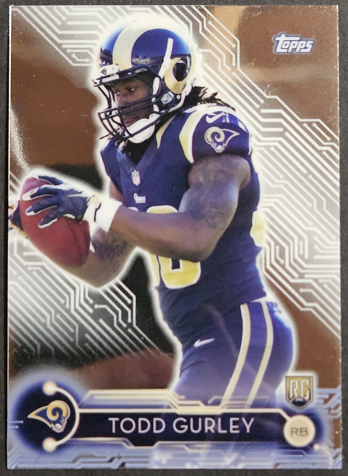 2015 Topps Mega Box Chrome #4 Todd Gurley Rookie RC St. Louis Rams