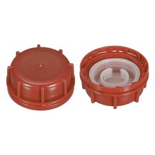 Can Cap with Inner Cover for 5-8 Gallon Bucket Red 2Pcs