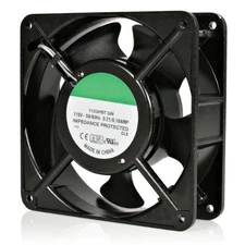 Star Tech 120mm Axial Rack Muffin Fan for Server Cabinet - 115V - AC Cooling -