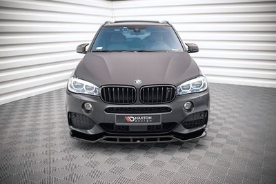 Maxton Design Frontlippe V.2 passend für BMW X5 M-Paket F15 schwarz Hochglanz