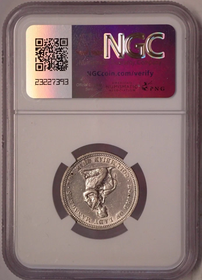 1893 Isabella Quarter NGC AU Details - Image 2 of 4