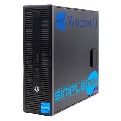 HP 800 G1 SFF Win 10 16GB 240GB 1TB 1GB GPU GT710 Desktop PC Serial COM