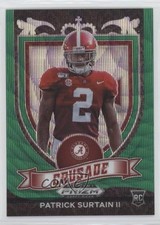 2021 Panini Prizm Draft Picks Crusade Green Wave Patrick Surtain II #178 0br2