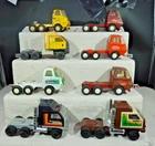 Miscellaneous Lot of 9 Vintage Tonka Trucks