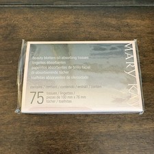 Mary Kay BEAUTY BLOTTERS Oil Absorbing Tissues 75 Count