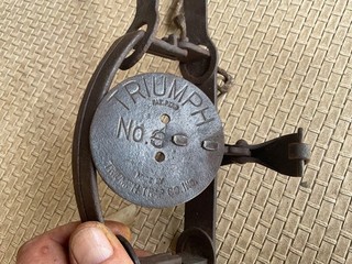 Triumph OVER STAMP No.4 2 HOLE pan collectible vintage