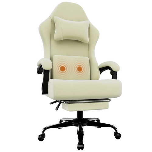 Ergonomic Gaming Chair with Massage Lumbar Support – Comfortable Computer Chair - Picture 8 of 15