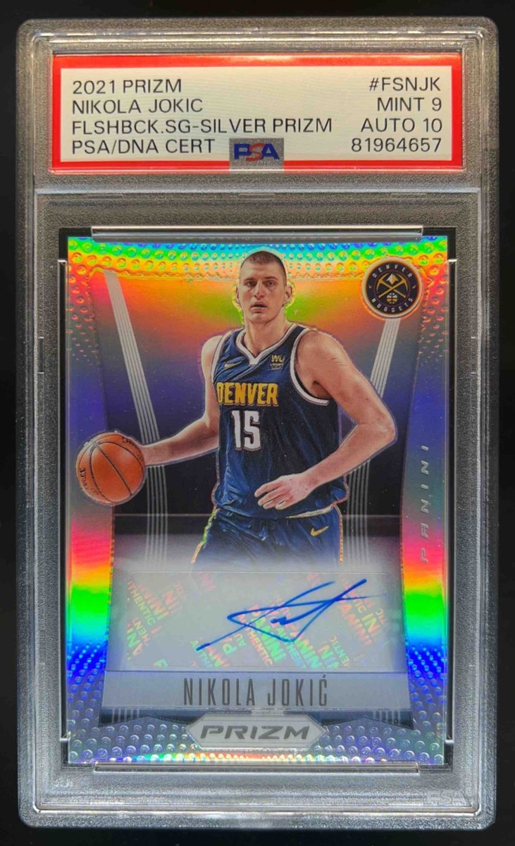 2021-22 Panini Prizm Nikola Jokic Flashback Prizm Silver 2021-22 Panini Prizm Nikola Jokic Flashback Prizm Silver