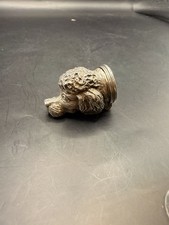 Antique Silver Poodle Head Vinaigrette William Comyns London Novelty Scent Box