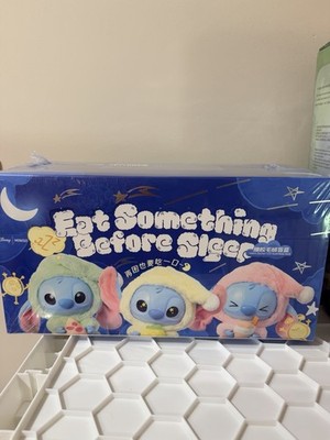 Disney Miniso Stitch Eat Something Before Sleep Full Case