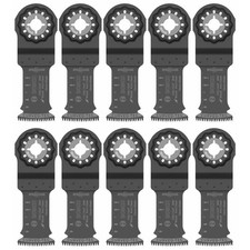 BOSCH Oscillating Tool Blades,1-1/4in. OSL114JF-10 Starlock MultiTool BiMetal Bl