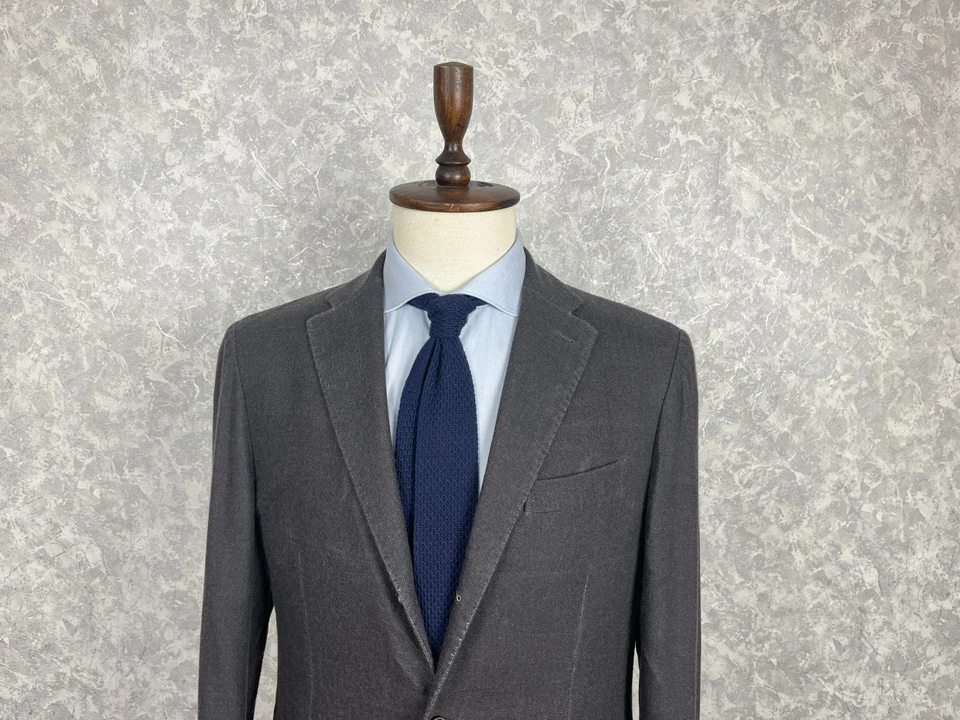 Blazer Cantarelli 'Lavado' Cachemira Espiga Sin Forro Parche Bolsillos 38, EU 48 Foto 2 de 4