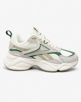 Size 6.5 - Reebok Premier Road Plus 6 Chalk /Grey / Green  Washed Black W