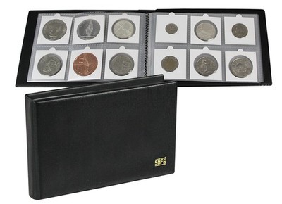 SAFE7834 Taschenalbum für Münzrähmchen 12 Blätter für 72 Rähmchen 50 x 50 mm