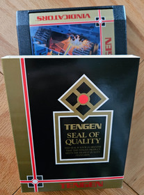 Vindicators Tengen NES Nintendo - CIB Complete in Box, Super Nice Condition!