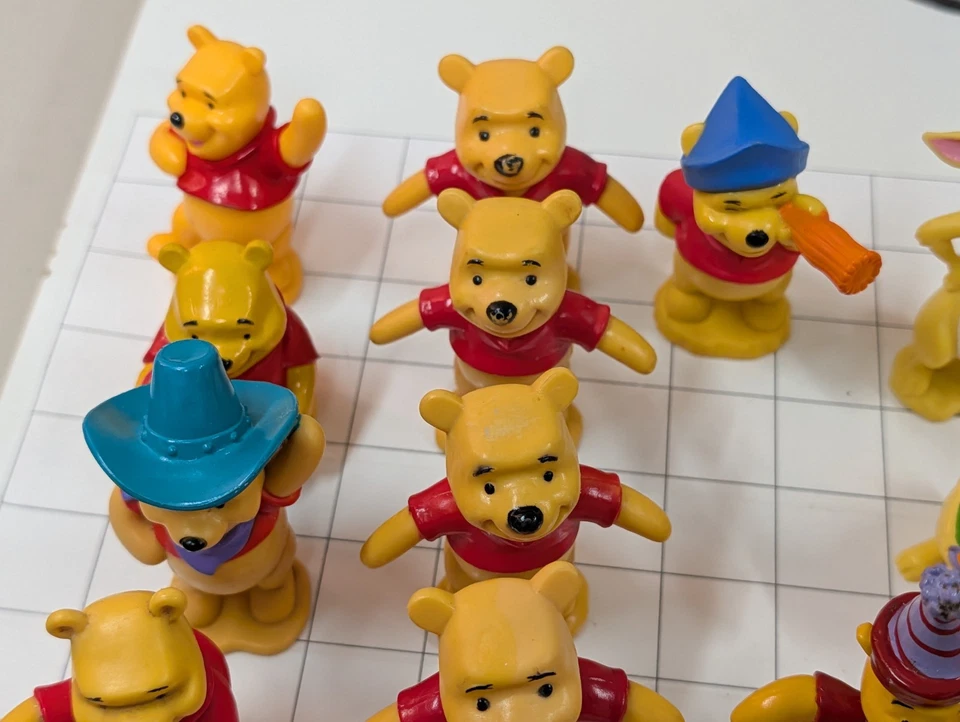 Disney Winnie the Pooh PVC Figure Lot Owl Eeyore Rabbit Piglet Kanga 100 Acre - Image 4 of 4