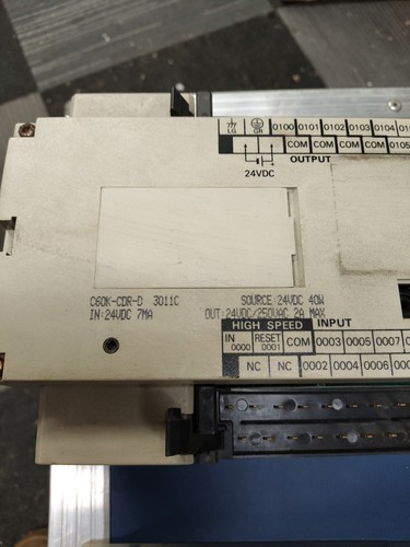 Omron Sysmac C60K Model C60K- Programmable Control Unit PLC CPU Unit X2 Untested - Picture 4 of 9
