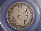 1899 O BARBER HALF DOLLAR__SILVER 50C RARE TYPE COIN__PCGS GRADED G6 NEW ORLEANS