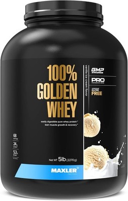 Maxler 100% Golden Whey Protein - 24g of Protein per Serving - Premium Whey Prot