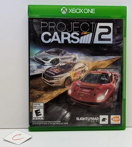 Project Cars 2 (Microsoft Xbox One, 2017) Complete Game Disc & Case